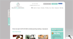 Desktop Screenshot of blisspetresort.com